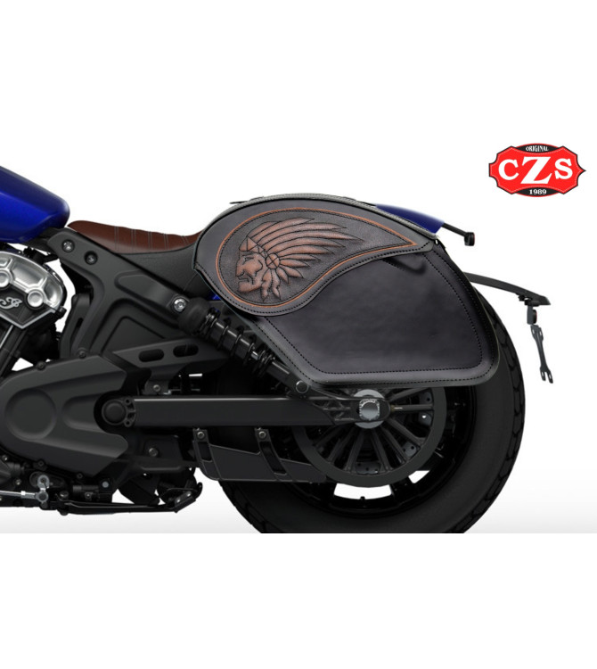 Rigid Saddlebags Indian Scout Bobber