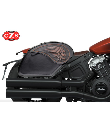 Starr Satteltaschen Indian Scout Bobber