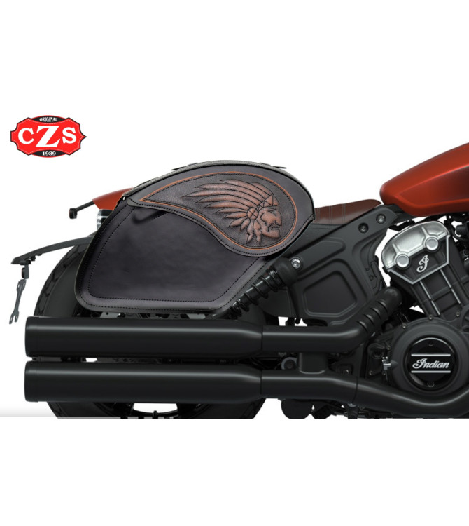 Rigid Saddlebags Indian Scout Bobber