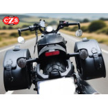 Rigid Saddlebags Indian Scout 2018 VENDETTA Basic Specific - Light Brown -