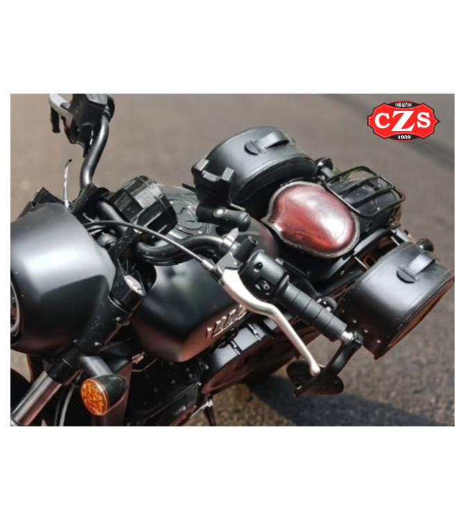 Sacoches Rigides Indian Scout 2018 VENDETTA Basique Spécifique Brun Clair