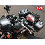Alforjas Rígidas Indian Scout 2018 VENDETTA Básicas Específica Marrón Cuero