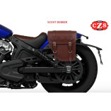 Alforjas  de cuero para Indian Scout Bobber - scout Rogue hasta 2024