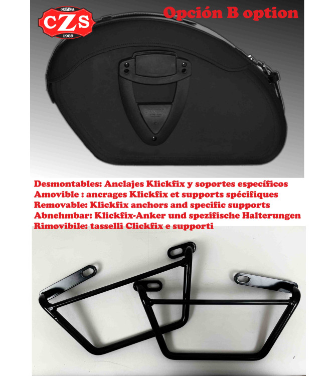 Rigid Saddlebags Kawasaki Vulcan S 650