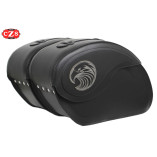 Sacoches rigides en cuir VENDETTA pour Kawasaki Vulcan S 650