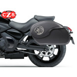 Sacoches rigides en cuir VENDETTA pour Kawasaki Vulcan S 650