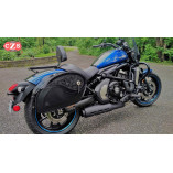 Borse laterali rigide in pelle VENDETTA per Kawasaki Vulcan S 650