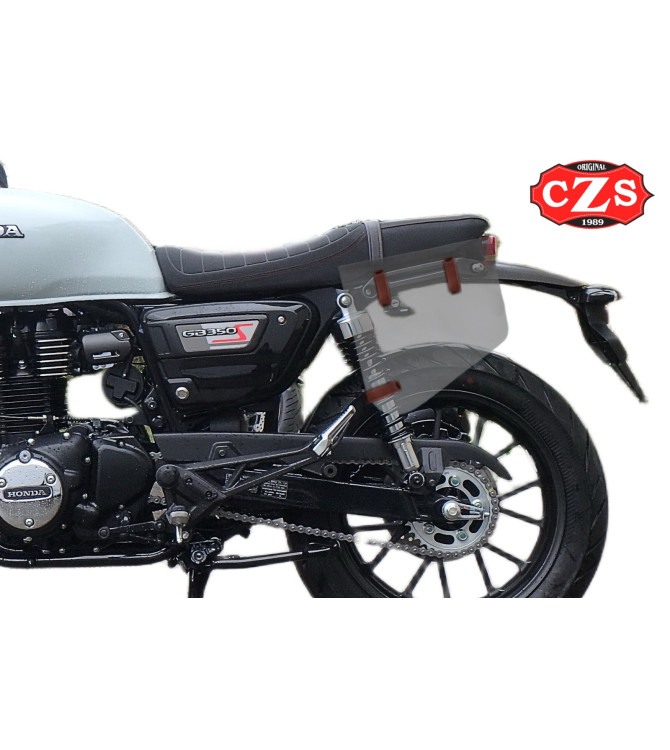 Set Alforjas de cuero HERCULES para Honda GB 350 S