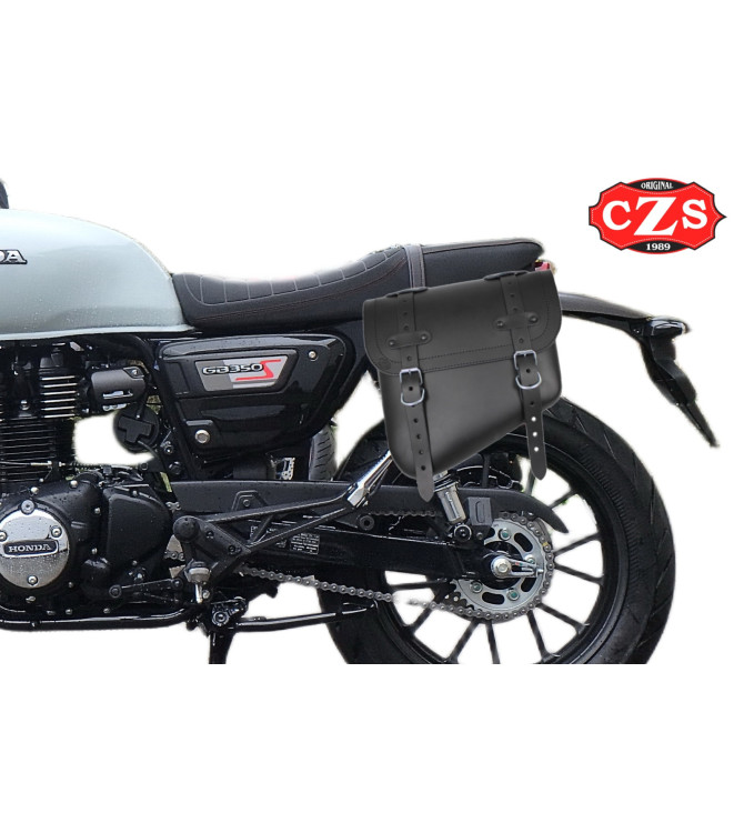 Set Alforjas de cuero HERCULES para Honda GB 350 S