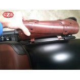 Swing Arm Saddlebag for Indian Scout Bobber mod, HERCULES Basic Specific - Brown - 
