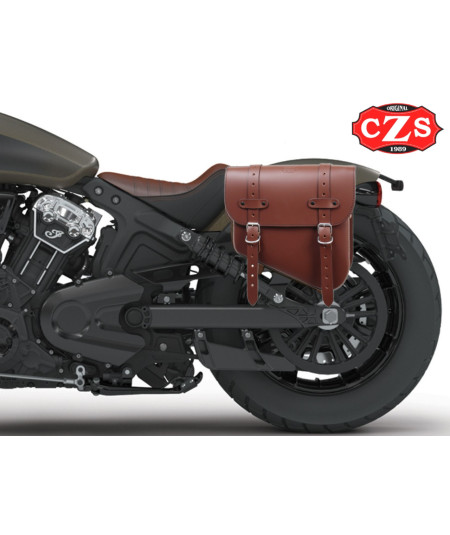 alforjas de cuero para Indian Scout Bobber - Scout Rogue - Bobber Twenty hasta 2024