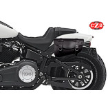 Set de alforjas para Fat Bob 114  - Harley Davidson - LIVE to RIDE  - Básico - Negro