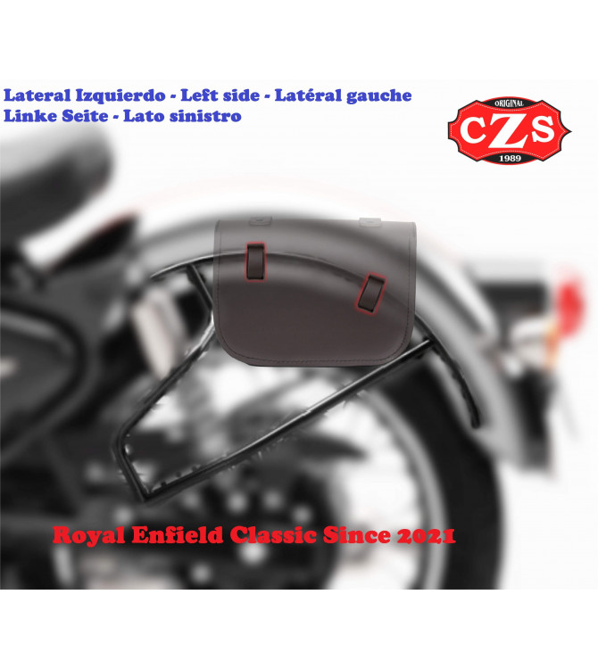 Alforja CALYSTO para Royal Enfield Classic 350-500 desde 2021 - Especifica - Negro 