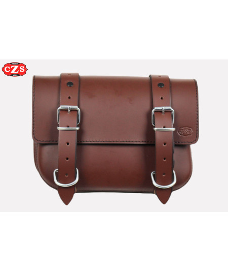 Set de alforjas CALYSTO para Royal Enfield 350 - 500cc desde 2021 - Especificas - Marrón 2