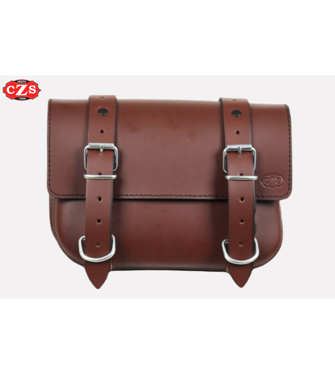 CALYSTO Leder-Satteltaschen-Set für Royal Enfield 350-500cc ab 2021 – Spezifikationen – Braun