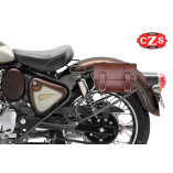 CALYSTO Leder-Satteltaschen-Set für Royal Enfield 350-500cc ab 2021 – Spezifikationen – Braun