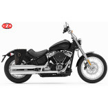 Set di borse laterali in pelle GUN per Harley Davidson Softail