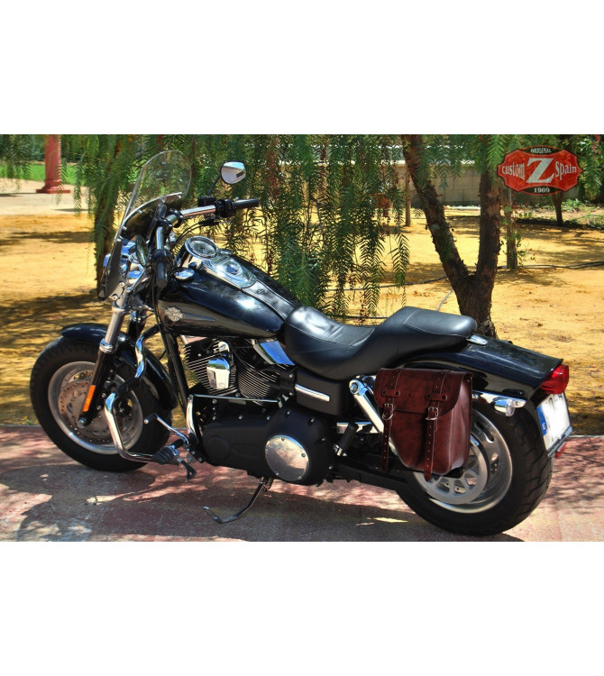 Alforja Lateral para DINA Fat-Bob Harley Davidson mod, CENTURION Izquierda