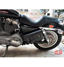 Alforja de basculante para Sportsters mod. LIVE to RIDE Izquierda cuero 