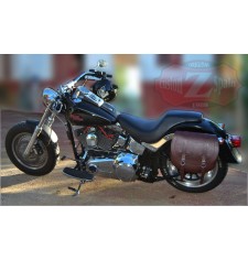 (Latéral Saddlebag Softail Harley Davidson FAT BOY-mod, SIDE Indique)