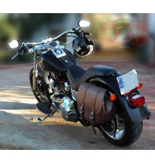 (Latéral Saddlebag Softail Harley Davidson FAT BOY-mod, SIDE Indique)