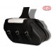 Saddlebags custom IKARO Bicolor Decoration Color - WHITE