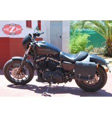 Satteltaschenset für Sportster Harley Davidson mod, BANDO Basis - Mit Loch für Dämpfungs -