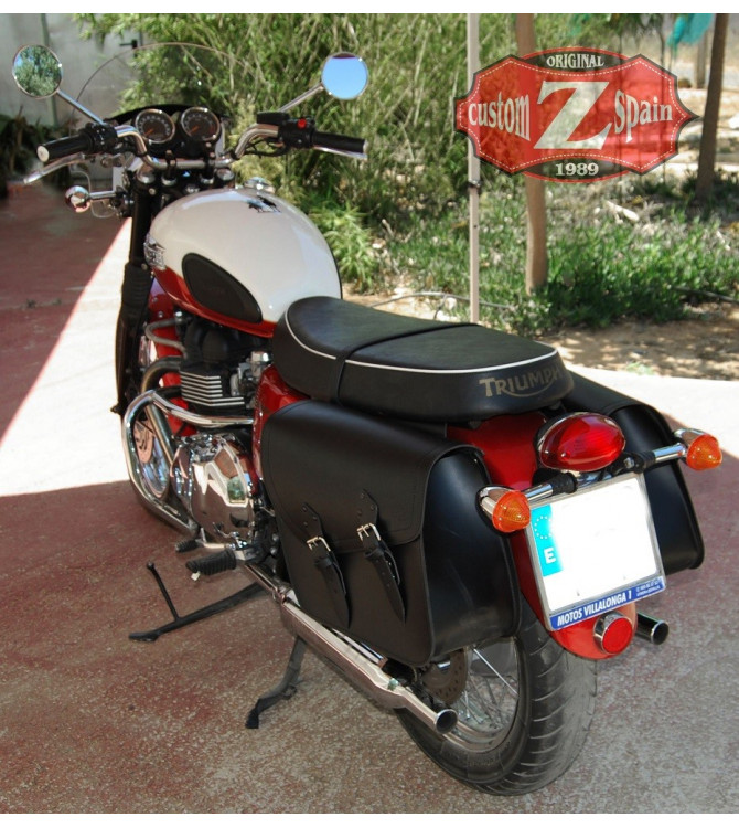 Alforjas para Triumph Bonnville T100 Especificas mod, FARAON Basicas 