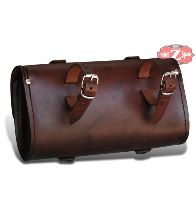 Lateral saddlebags CAXTOR Brown
