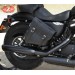 Alforja de basculante para Sportsters Harley Davidson mod, LEGION color cuero