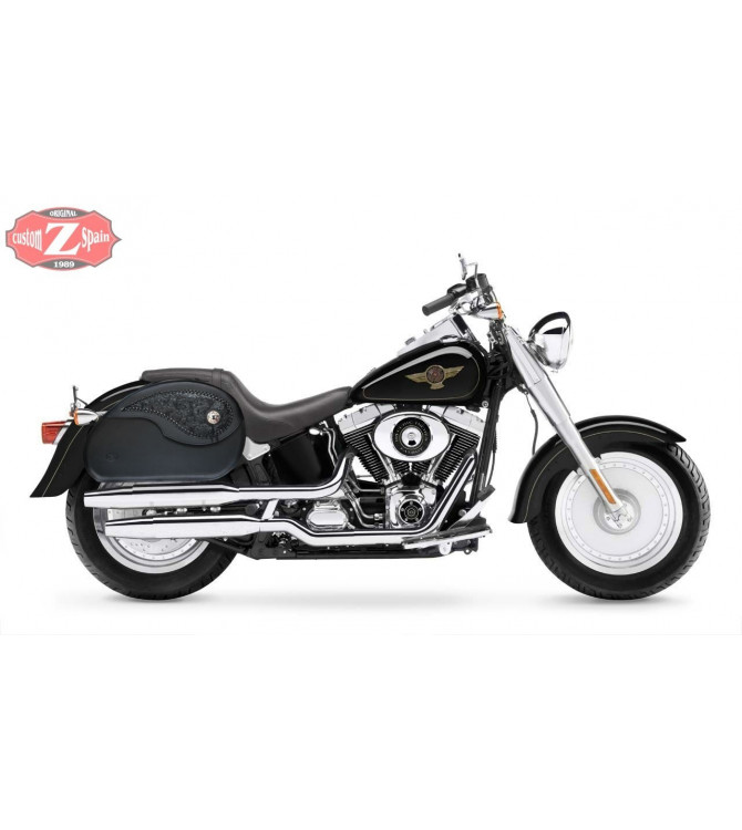 Juego de Alforjas Rigidas para Fat Boy Harley Davidson mod, NAPOLEON Gotikas Especificas  