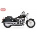 Rigide jeu sacoches pour Fat Boy Harley Davidson NAPOLEON Gotikas spécifiques