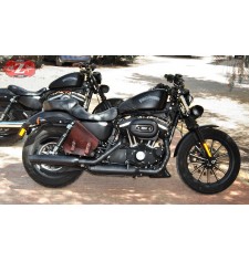 Saddlebag for Sportster 883/1200 Harley Davidson mod, GADIZ Basic Specific - Brown - 