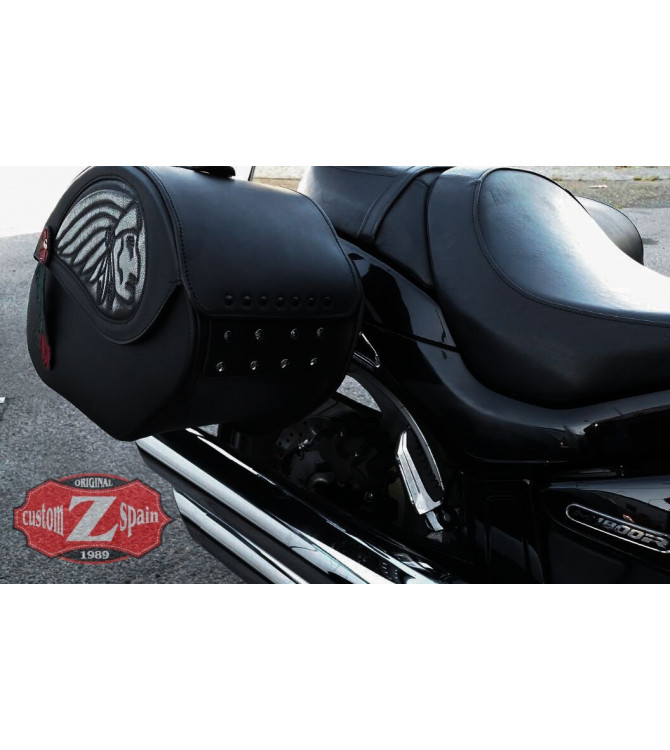 Juego de Alforjas Rigidas para Suzuki Intruder 1800 VENDETTA Jefe Indio 
