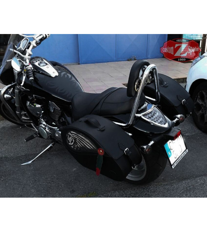 Juego de Alforjas Rigidas para Suzuki Intruder 1800 VENDETTA Jefe Indio 