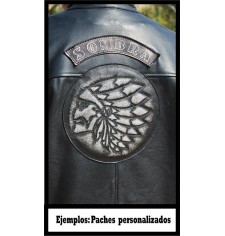 Vest with personalized custom HD patch Skull 2