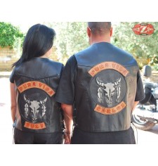 Vest with personalized custom HD patch Skull 2