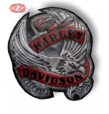 Gilet custom patch. mod, Aigle Harley Davidson