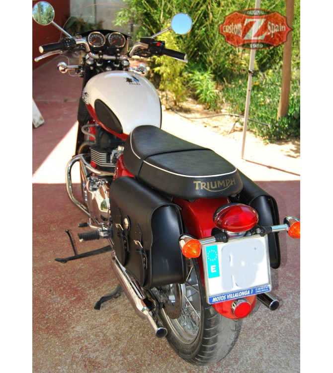 Sacoches Triumph Bonneville. mod, spécifique APACHE base