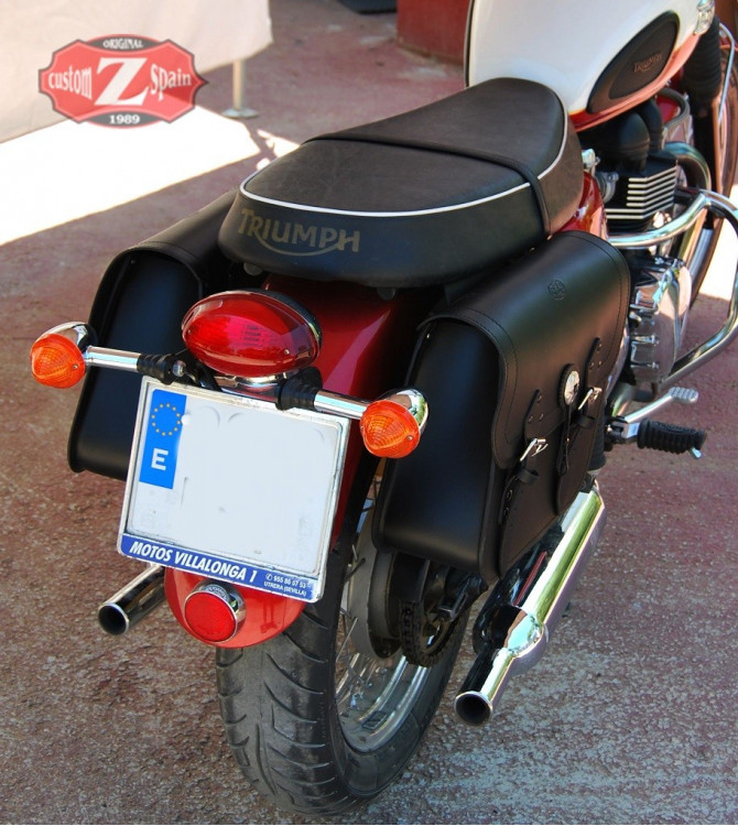 Alforjas para Triumph Bonneville. mod, APACHE Básicas, especificas
