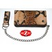 Cartera con cadena SERPIENTE -  9 x 17 