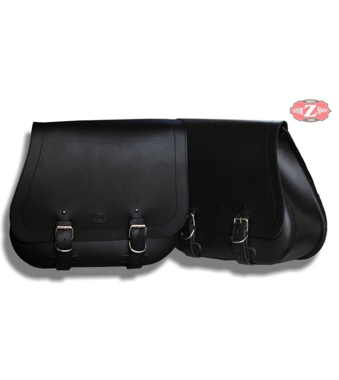 Sacoches latérales pour Harley Davidson Sportster mod, SCIPION brun clair