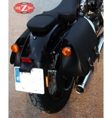 Set di Bisacce per Sportster Harley Davidson mod, SCIPION di base - Foro per Ammortizzatore -