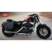 Sacoches latérales pour Harley Davidson Sportster mod, SCIPION brun clair