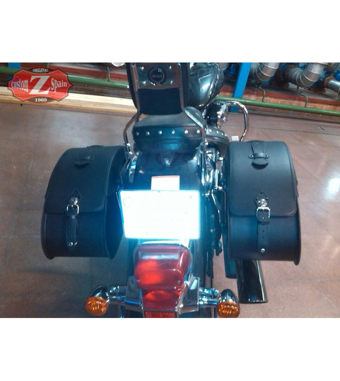 Alforjas Rigidas para Suzuki Volusia 800. mod, NAPOLEON Gotikas Especificas  