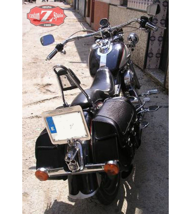 Saddlebags for Dyna, Harley Davidson. mod, STAR - Black Dandy
