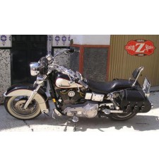 Sacoches pour Dyna, Harley Davidson. mod, STAR - Black Dandy