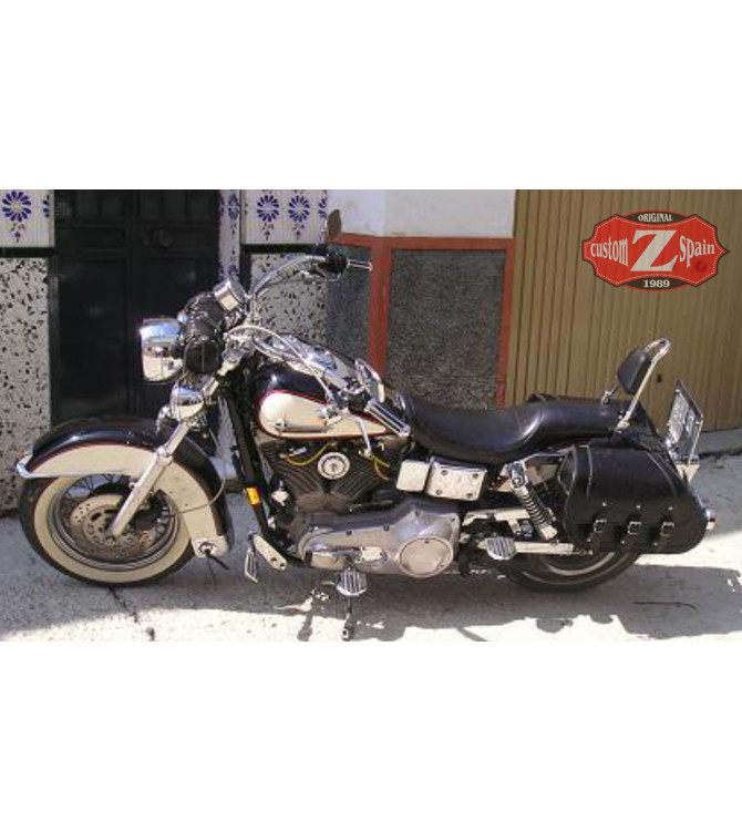 Saddlebags for Dyna, Harley Davidson. mod, STAR - Black Dandy