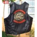 Custom leather vest. With custom patch. Live to Ride Eagle Head