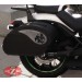 Rigid saddlebags Kawasaki Vulcan S specific mod, Ace of Spades